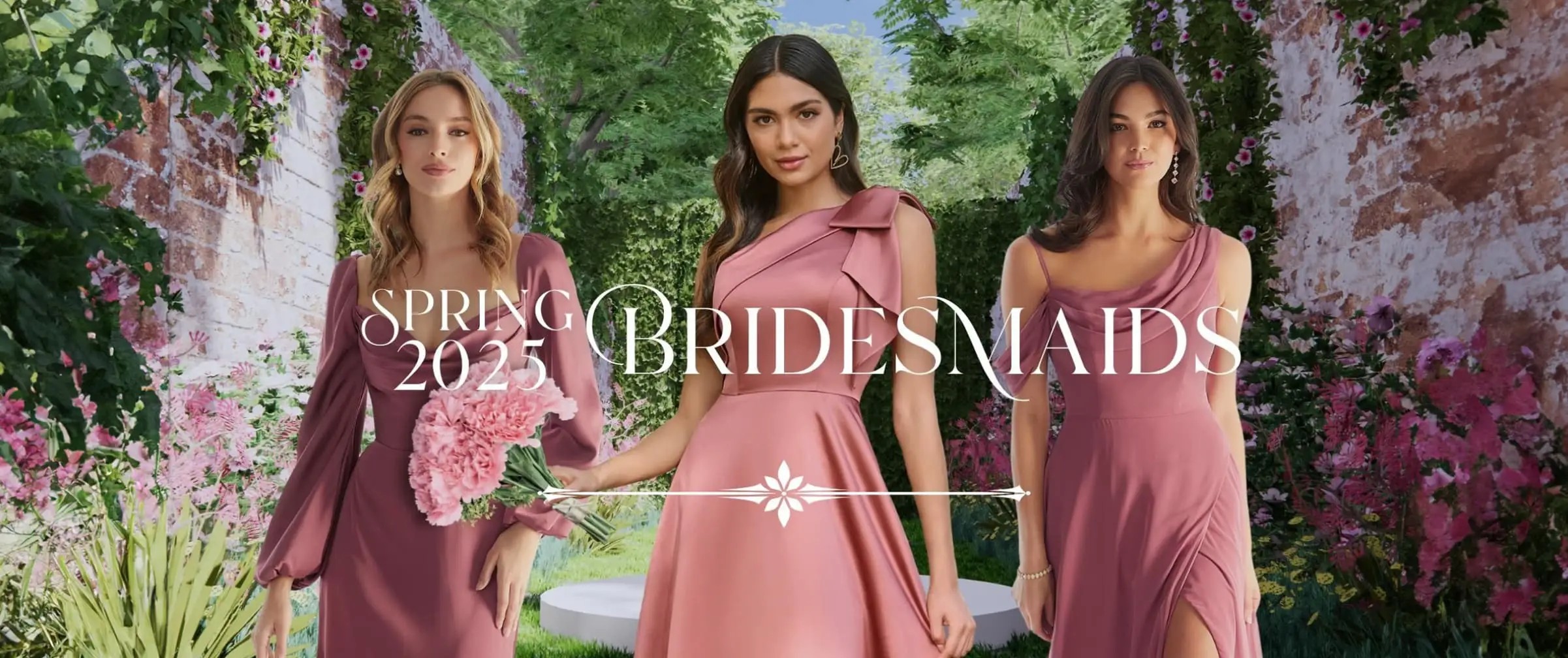 Spring 2025 Bridesmaids desktop banner